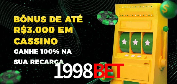 1998bet melhor bônus de depósito